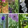 Dekorative Blumen wiederverwendbare Kunststoff-Pfahl-Gartenpflanzenhalterung, blütenförmige Stützstange, Topfstiel, Anti-Drop-Gerät für Pfingstrosen-Orchideen