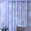 118.11x118.11in 300LED USB COPPER Wire Curtain strängljus med avlägsna, strängljus för inomhus, semester, jul, halloween, bröllop, fest, födelsedag, alla hjärtans dag.