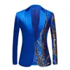 Men's Suits Mens Sequin Embroidered Suit Coat Shiny Bling Glitter Blazer Tuxedo Wedding Party Stage Costumes Nightclub Wear