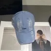 Tasarımcı Cap Tuval Beyzbol Kapağı Kadınlar İçin Basamaklı Çıkarılmış Erkek Casquette Gölgesi Ayarlanabilir Şapkalar