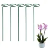 Dekorativa blommor Återanvändbar plasthögträdgårdsväxtfäste Blommaformad Support Rod Potted Stam Anti-Droping Device för Peony Orchid