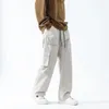 Streetwear Hip Hop Joggers Cargo pantalon hommes multi-poches taille élastique sarouel mâle Harajuku décontracté femme pantalons de survêtement 240103