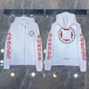 Designer blixtlås hoodies jackor vinter tröjor hjärtan hoodie ch långa ärmar jacka lös bomullsrock huvtröja män kvinna hip hop streetwear kläder