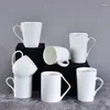 Muggar Pure White Ceramic Phnom Penh Coffee Cup Office Tea Bone Porcelain Mugg Advertising Gift