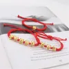 Link Bracelets Dragon Head Braide Bangle Red Rope Bracelet Elegant Drawstring Hand Chain