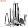 11 sztuk Martini Boston Cocktail Shaker Set Base Tools Bartending Akcesoria ze stali nierdzewnej 750 ml600ml 240104