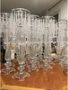 Decorations 70cm Tall Crystal Wedding Centerpiece Acrylic Flower Stand Centre Table Event Marriage Decoration chandelier ZZ