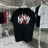 Xinxinbuy 2024 Erkekler Tasarımcı Tee T Shirt Paris Mektubu Nakış Mürettebatı Boyun Kısa Kollu Pamuk Kadınlar Siyah Gri Kırmızı XS-2XL