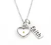 Pendentif Colliers VILLWICE Faith As Small A Mustard Seed Collier Chaîne en acier inoxydable Bijoux inspirants Gift9941687