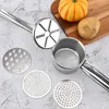 Aardappelstampers Ricers Keuken Koken Gereedschap Roestvrij Staal Druk Modder Puree Groente Fruit Pers Maker Knoflook Presser 240104