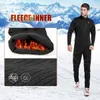 Santic Winterfietsbroek voor heren, warm houden Fleece Outdoor Casual Winddicht Outdoor Fietsbroek 240104