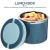 Stoviglie Lunch Box per adulti Bento Boxes Colazione isolata per adulti Supporto in acciaio inossidabile