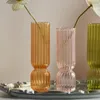 Vase en verre nordique petits Vases à bulles de verre Arrangement de fleurs accessoires de décoration de la maison ornement de salon moderne 240103