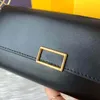 10AA Carteira preta de luxo de alta qualidade estilo longo Carteira de couro da moda com vários bolsos Duas bolsas de órgão, uma bolsa com zíper, duas bocas planas e dez slots para cartões