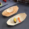 Louça descartável 100 unidades de recipiente de servir sushi multifuncional sem rebarbas bandeja de utensílios de mesa suprimentos para festas