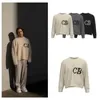 Tricot Designer Cole Buxton Pulls Lettre Jacquard Oversize Sweatshirts Hommes O-cou Surdimensionné Pull Hip Hop Sport Pantalon 247