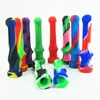 Coletor de silicone Nector Plataformas de petróleo coloridas Nector Collectars Dab Straw com caixa de óleo de titânio de 14mm Tvbvv