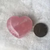 Quartz rose naturel en forme de coeur cristal rose sculpté palmier amour guérison pierre précieuse amant cadeau pierre cristal coeur gemmes sgh Kghfk