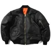 Мужская куртка MA1, зимняя уличная толстая качественная нейлоновая американская военная форма, пальто унисекс, мужская куртка-бомбер, летная куртка 240103