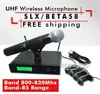 Profesjonalny bezprzewodowy mikrofon UHF SLX24BETA58 Wysokiej jakości SLX Cordless 58A Handheld Karaoke Wireless System5591877