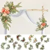 Fleurs décoratives pratiques pour mariage, fleurs artificielles, fabrication soignée, accessoires Po légers