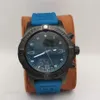 Роскошные многофункциональные мужские часы с хронографом, электронные часы с указателем времени, 46 мм, циферблат, светодиодный цифровой мужской дизайнер, watc285p