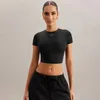 Zomer Witte Vrouwen T-shirt Tops Tees Crop Top Borduren Sexy Schouder Zwarte Tank Casual Mouwloze Backless Shirts Luxe Designer Effen Kleur Vest