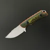 Speciale aanbiedingBM 15017 Survival recht mes 8Cr13Mov satijnen drop-point mes met volledige tang G10-handvat buiten kamperen wandelen vaste messen met Kydex