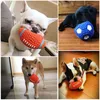 Dog Toys Chews Toys For Small Large Dogs Bulldog Golden Retriever Natural Latex Dog Balls Anti Bite Interactive Dog Chew Toy Pet Squeak Toys