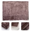 Couvertures Sherpa Couverture douce et moelleuse, taille double, légère pour canapé en polyester