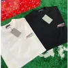 남성 디자이너 T 밴드 T 셔츠 패션 블랙 흰색 짧은 슬리브 럭셔리 문자 패턴 티셔츠 크기 S-4XL