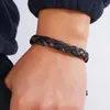 Pulseras con dijes Pulsera para hombres Cuerda trenzada