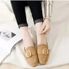 Slippers 2024 Ladies Flat Outdoor Women's Comfortable Non-Slip Muller Shoes Female Stylish Sandals House Large Size 34-44