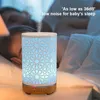 Arom Diffuser 100 ml Timingfunktion Hollow Star Ultrasonic Air Airfifier Sovrum Essential Oil med LED Night Lights 240104