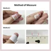 Presse de cercueil de longueur moyenne faite à la main sur les ongles avec strass coeur Kawaii japonais réutilisable portable manucure faux ongles Art conseils 240104