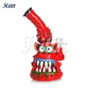 3D Glass Bong Hand schilderpijp Douchekop Percolator Bong grote tanden Monster DAB OLIE Rig 8,7 inches voor roken