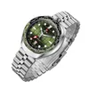 Armbandsur Red Star Bull Head 42mm 1963 GMT4 100M DIVING Automatiska mekaniska män Titta på dubbla tidszon super lysande vattentäta klockor