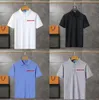 Projektant Polo Men's T-shirts Fashion Haftated Designers Tshirt V Szyja Cotton High Street Men Casual T Shirt Luksusowe ubrania Asian 1152ess