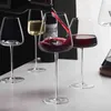 Kolekcja 500-600 ml ręcznie robione czerwone wina ultra-cienkie kryształowe burgundowe bordeaux goblet art degustacja brzucha 240104