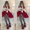 Scarpe eleganti Kawaii Ragazze dolci Lolita Studente Tacco medio Sandali eleganti Lolita Cosplay Anime Carino Matrimonio Tea Party Taglia grande 41