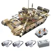 1773 Piece Bricks Technical RC T90 Main Battle Tank Military Car Model Buildblocks Boy Birthday Presents Remote Control T