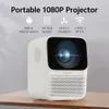 시스템 WANBO T2 MAX PROJECTOR 휴대용 미니 홈 시어터 프로젝터 LCD Bluetooth 지원 1080p 수직 교정 풀 HD 프로젝터