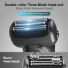 Kensen Electric Shaver for Men 3D Floating Blade Washable Type-C USB uppladdningsbar rakskägg Razor Trimmer Machine för Barber 240103