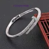 Pulsera de neumáticos de coche Moda para mujer Creativo con incrustaciones de diamantes Circón moda feminidad moda pulsera simple y exquisita red roja igual con caja original