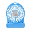 Electric Fans Portable LED Light Mini Fan Air Cooler Mini Desk USB Fan Third Wind USB Fan Rechargeable ABS Portable Office Outdoor Home YQ240104