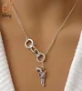 1Pcs Handcuff And Gun Lariat Necklace Fifty Shades Of Grey Pendant Fashion Lovers039 Chains Necklaces Link Chain2399756