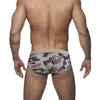 Pantaloncini da uomo Slip da bagno mimetici Moda Vita bassa Costume da bagno sexy Fitness sportivo ad asciugatura rapida