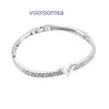 Pulsera de neumáticos de coche Moda para mujer Creativo con incrustaciones de diamantes Circón moda feminidad moda pulsera simple y exquisita red roja igual con caja original