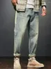 Pantaloni Jeans da uomo Cargo affusolato per uomo Pantaloni da cowboy maschili estetici dritti Oversize Xs 2024 Moda Kpop Autunno Abbigliamento Originale