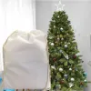 Blank Sublimation Christmas Bag Large Santa Gift Bags Kid Cookies Candy Storage Sack Xmas Tree Decoration ZZ